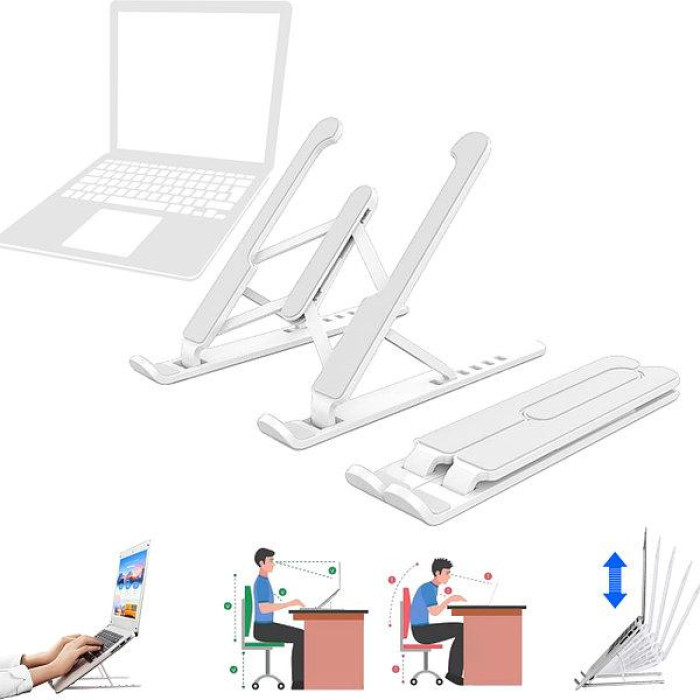 Розсувна підставка для планшета P1 23*15*16 см Multi Position foldable notebook Чорний