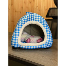 М'який будиночок для собак і кішок Pet Hut White Розмір будиночка: 27*28 Маленький