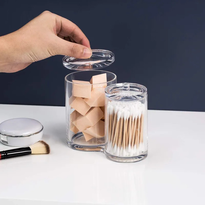 Акриловий органайзер для зберігання косметики та предметів макіяжу