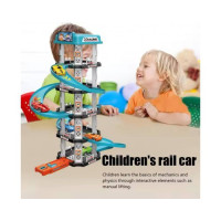 Іграшковий трек паркінг Childrens Rail Car MH2003, 62 pcs