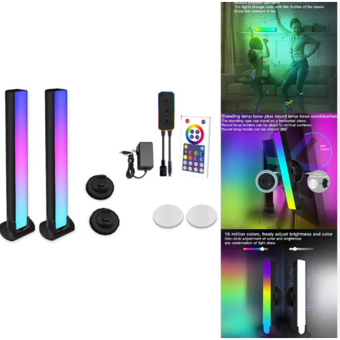 Розумна лампа для монітора та телевізора RGB BT Desktop ight AND HA-184