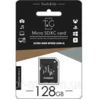 Карта памяти micro SD T&G 128Gb Class 10