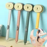 Щетка с длинной ручкой для ДУША  с емкостью для моющего средства  Body brush AND LY-588