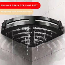 Настенная угловая полка для бытовых и косметических принадлежностей Storage Shelf (1 шт)