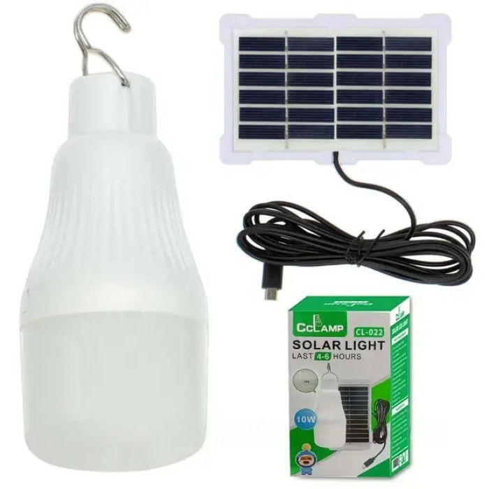 Світлодіодна лампа із сонячною панеллю CL 022
