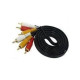 Кабель аудіо 3RCA-3RCA 3м