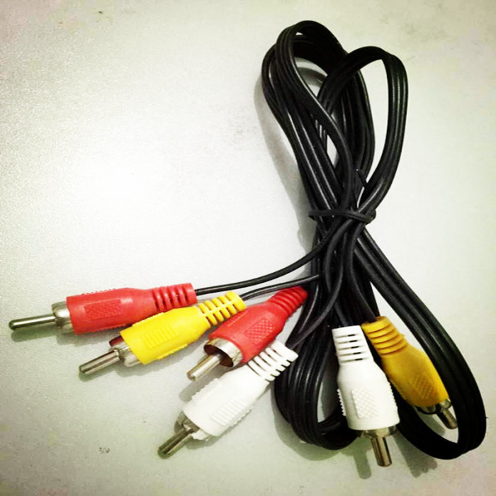 Кабель аудіо 3RCA-3RCA 3м