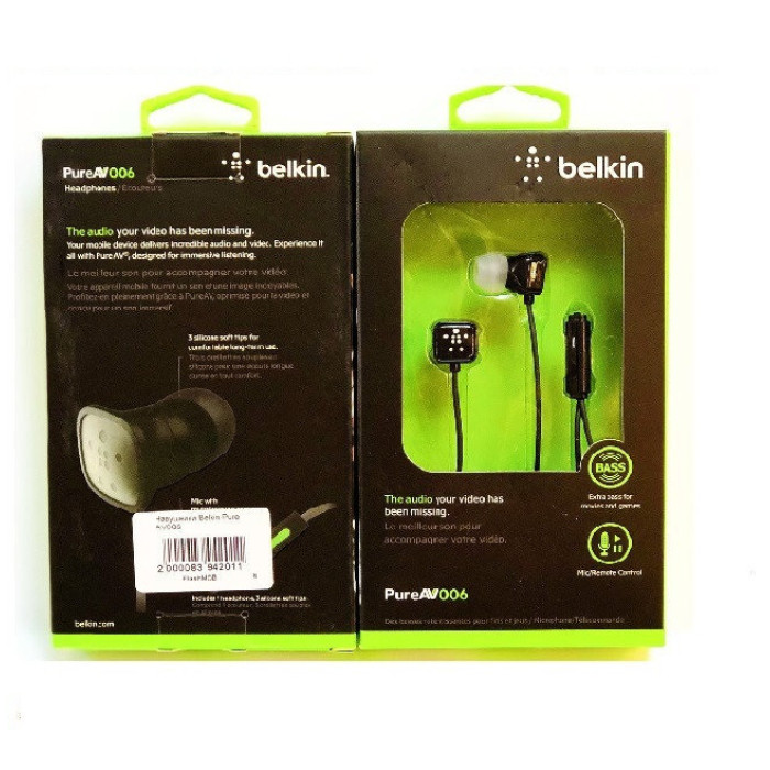 Навушники вакуумні PureAV006 (коробка)
