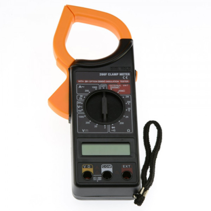 Мультиметр/Стопові кліщі/тестер Digital DT 266 F