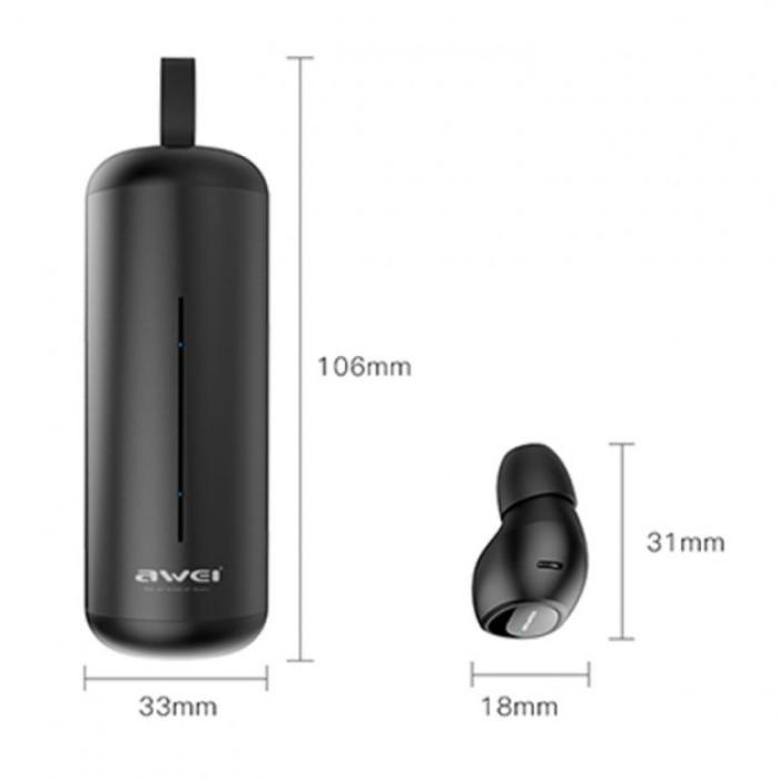 Навушники з кейсом MDR T5 + BT AWEI