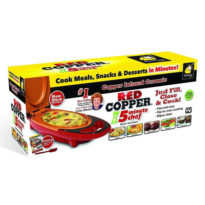 Електрична плита red copper 5 minute chef rs-5