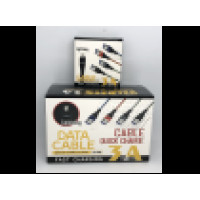 Кабель JKX-008 iPhone 1м 3A (УПАКОВКА 12 штук)