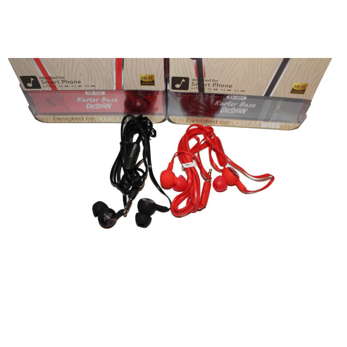 Навушники вакуумні KARLER KR605 (Упаковка 8 шт.)