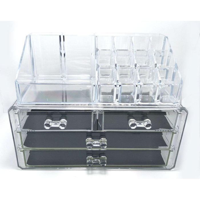 Акриловый органайзер для макияжа на 4 секции (RD-78)