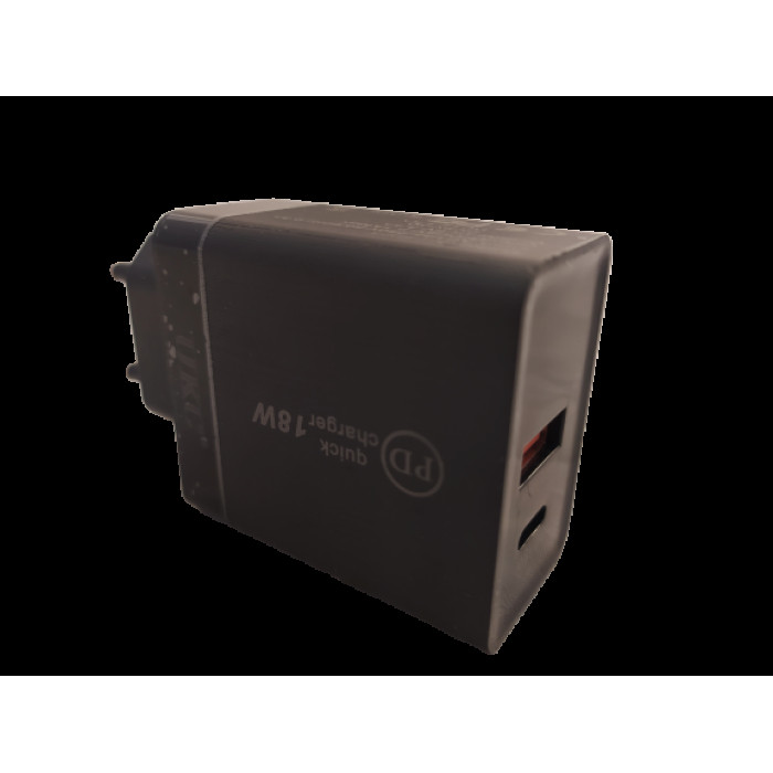 Адаптер Fast Charge 220v 18w APD 889 USB+type C