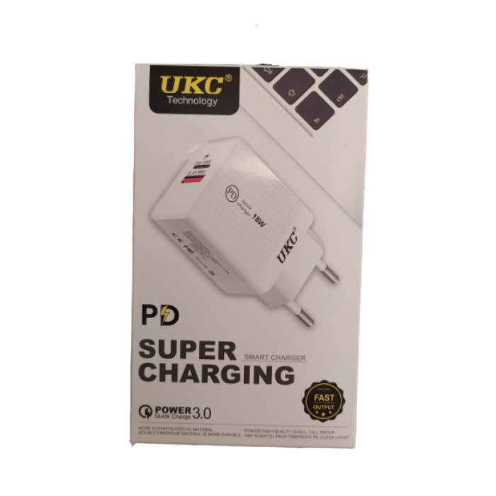 Адаптер Fast Charge 220v 18w APD 889 USB+type C