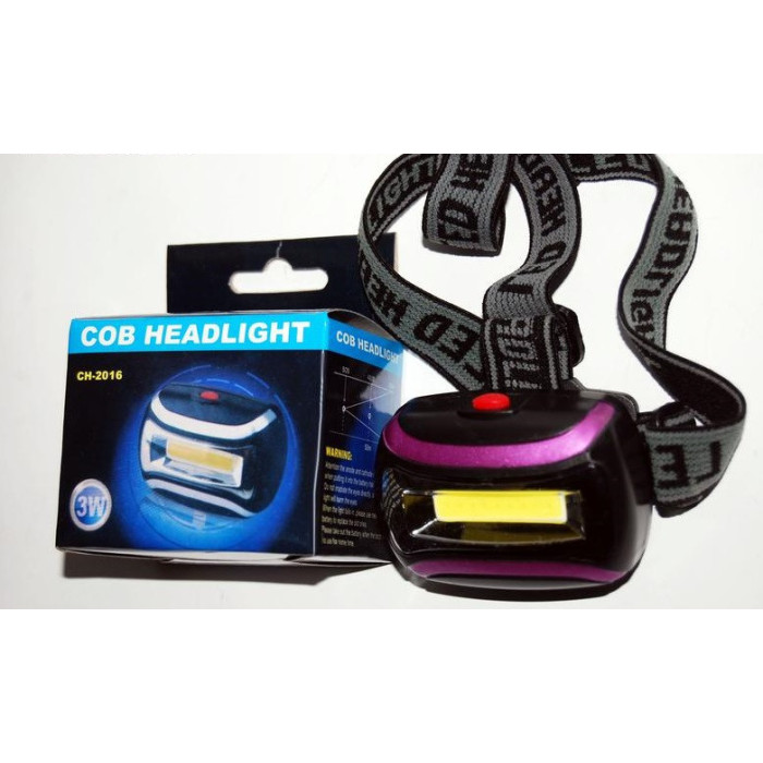 Налобний ліхтар BL 2016 COB