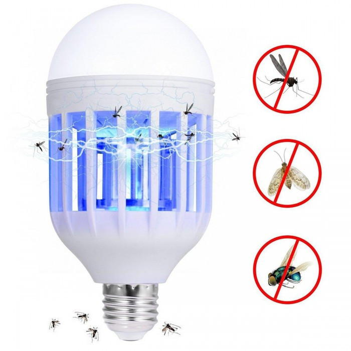 Светодиодная лампа приманка для насекомых комаров Zapp Light