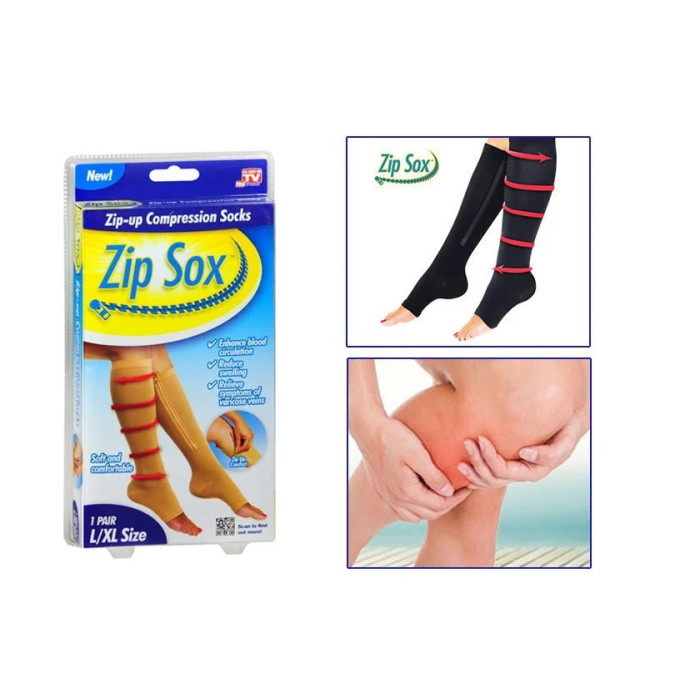 Компресійні гольфи від варикозу zip socks 6735