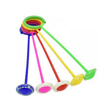 Світна скакалка з коліщатком на одну ногу 4 кольори