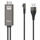 Кабель-перехідник Hoco UA14 USB - Lightning - HDMI, 2 м