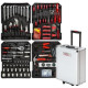 Набір інструментів 408 шт. у валізі з тріскачкою