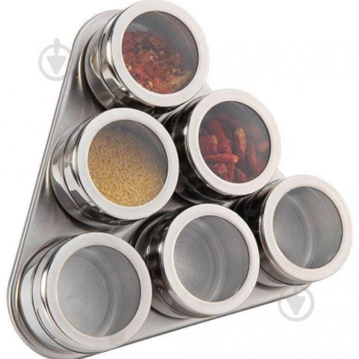 Банки для спецій на магніті kit-6