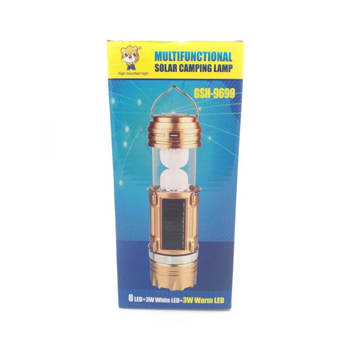 Кемпінговий ліхтар на сонячній батареї GSH-9699