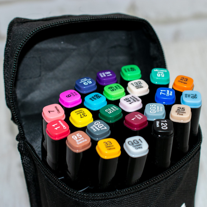 Скетч маркеры для рисования | Набор маркеров Thiscolor 24шт