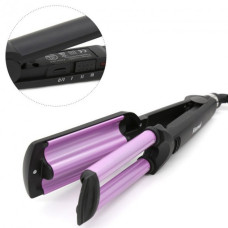 Плойка потрійна KEMEI KM-2022