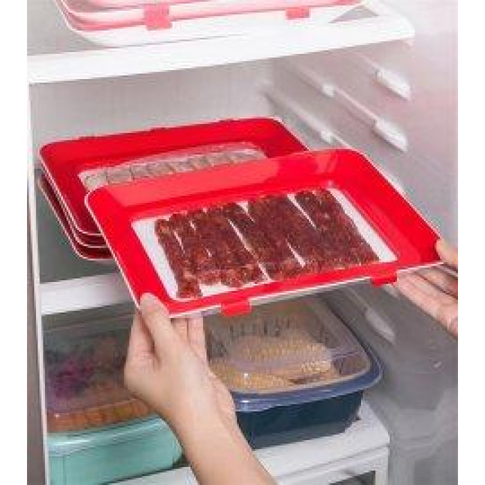 Розумна таця WL Supretto для зберігання їжі з ефектом вакууму