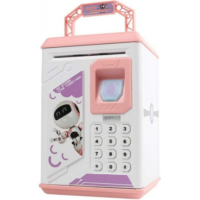Сейф скарбничка robot bodyguard (блакитний/рожевий)