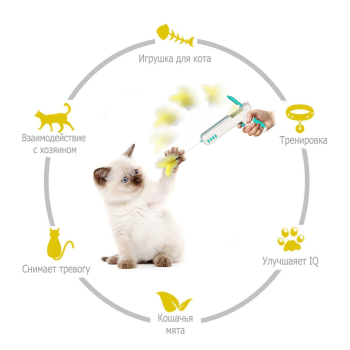 Іграшка пістолет для вихованців