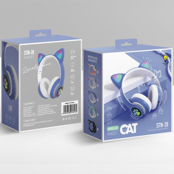 Навушники Bluetooth КШКІ CATear VIN-23 LED