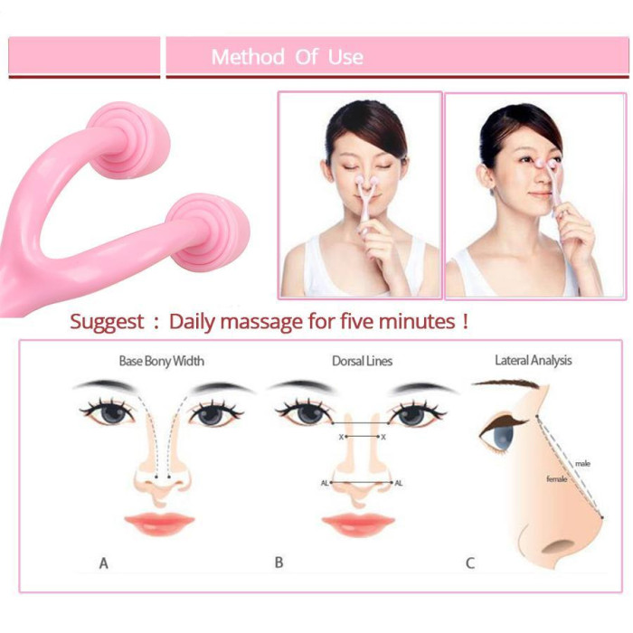 Ручной механический массажер для носа 1523