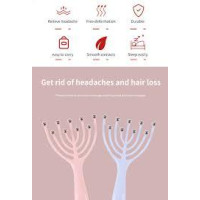 Масажер для голови, зі сталевою кулькою, з 9 пальцями