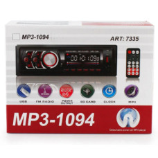 Автомагнітола MP3 1094 BT знімна панель ISO cable