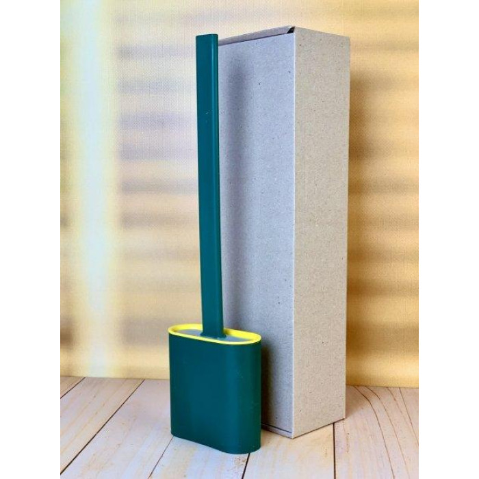 Туалетный ершик с гнущейся силиконовой щеткой