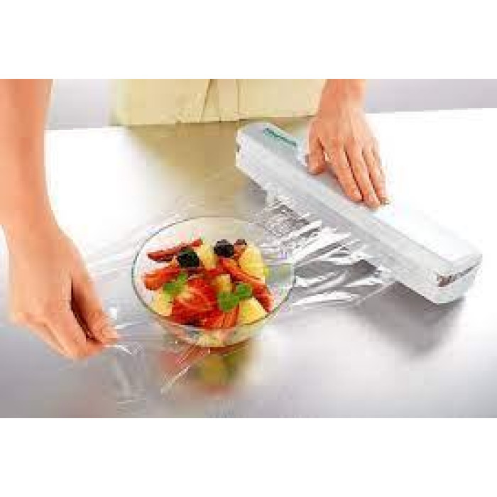 Диспенсер Wraptastic для хранения и разрезания пищевой пленки, фольги, бумаги