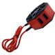 ЗЗП адаптер 220 V 2 USB + Micro FAST CHARGER круглий