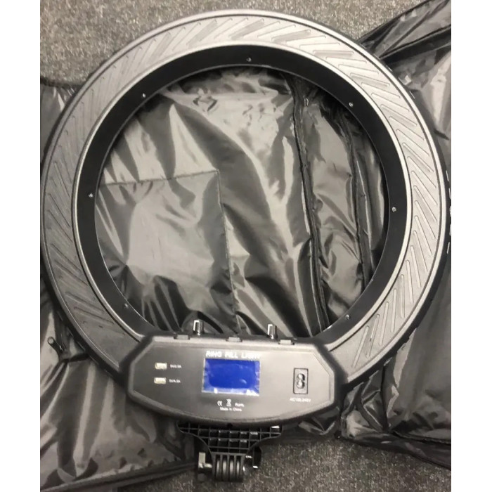 Лампа Led кільце M18S 45 см/8500K/LED дисплей/пульт