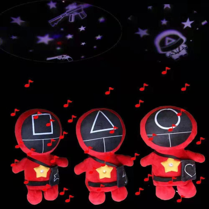 Плюшева іграшка ІГРА В КАЛЬМАРА із зоряним проєктором, зірка