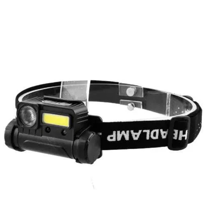 Налобний ліхтар BL 123 COB + USB