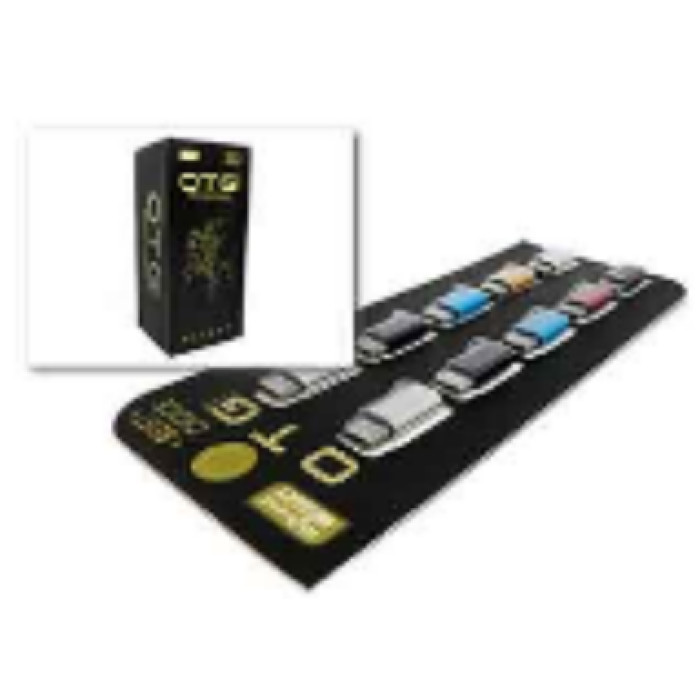 Перехідник OTG металевий micro USB — Type-C (пач. 10шт) CY-2488