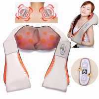 Массажер роликовый для всего тела с подогревом Shiatsu Massager of Neck Kneading