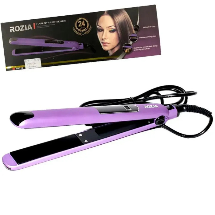 Праска-випрямляч для волосся ROZIA HR719