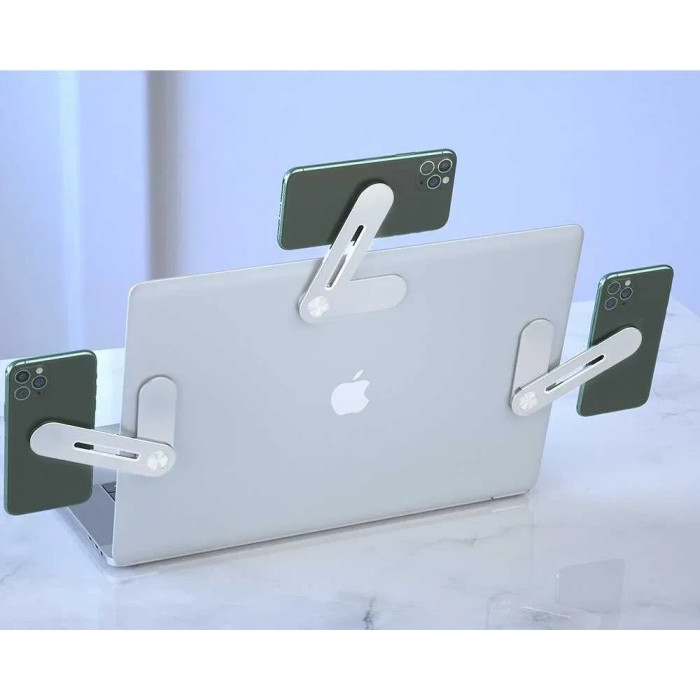 Магнітний тримач для телефона на ноутбук