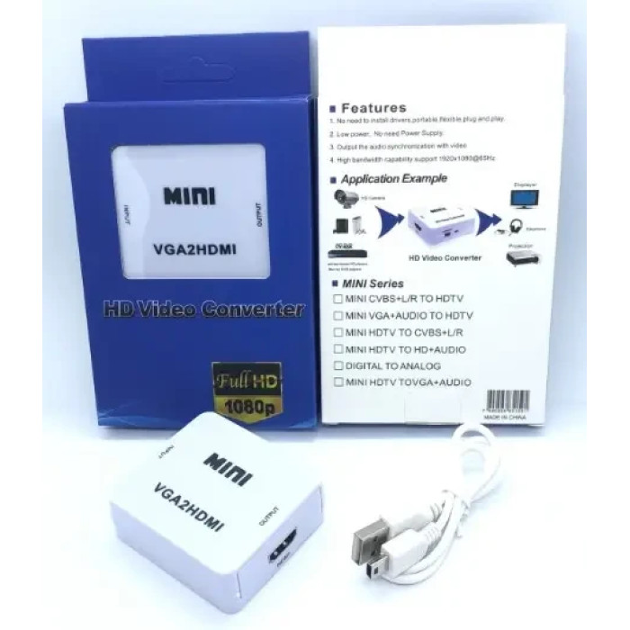 Конвертер VGA2HDMI MINI