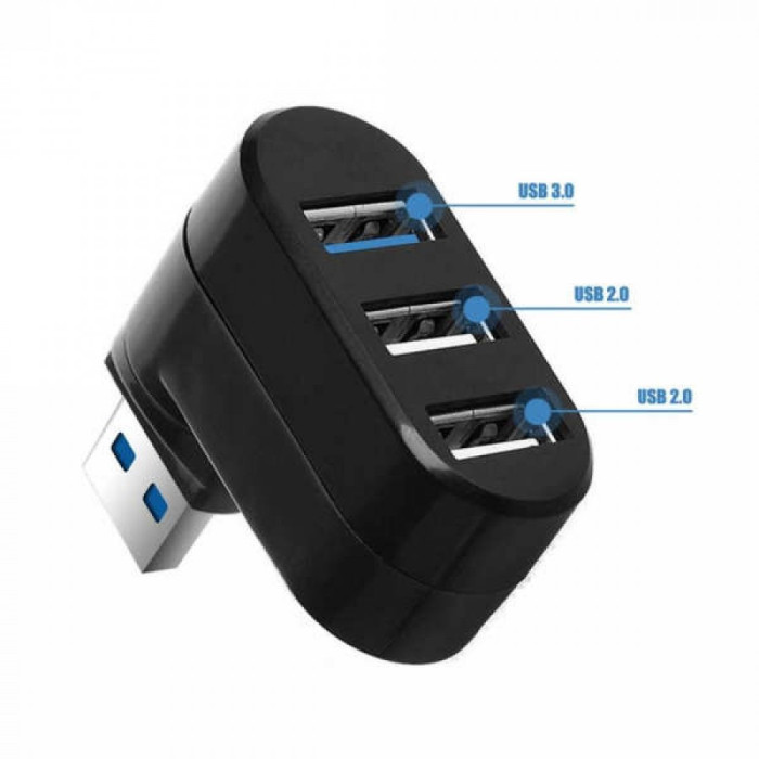 Хаб 3 порти USB2.0 A019