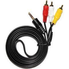 Кабель 3.5 jack-3RCA 3м (пакет)